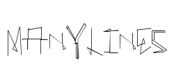 ManyLines Font Image