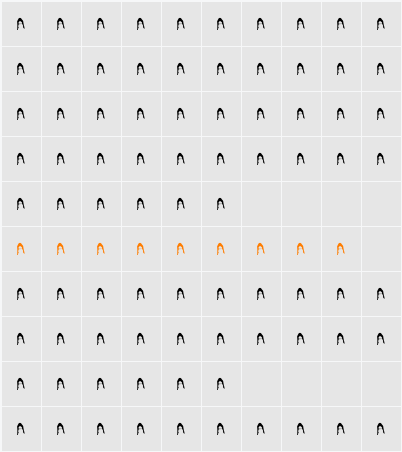 Juanjos Hot Legs (Bold) Character Map