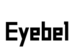 Eyebel Font Image