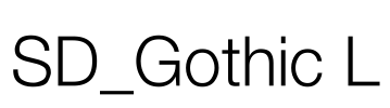 SD_Gothic L