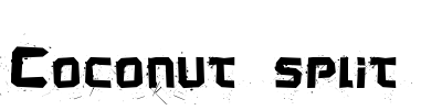 Coconut split