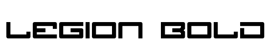 Legion Bold Font Image