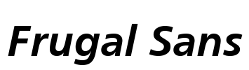 Frugal Sans