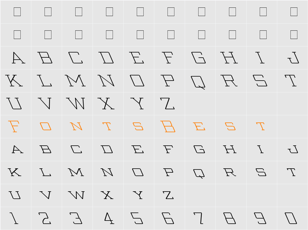 Strongman To The Left Character Map