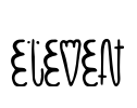 eleven Font Image