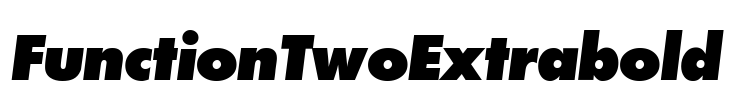 FunctionTwoExtrabold