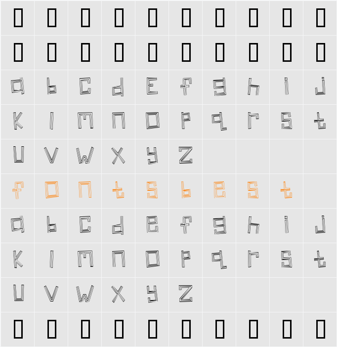 Linear Character Map