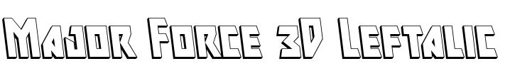 Major Force 3D Leftalic
