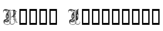 Royal Initialen Font Image