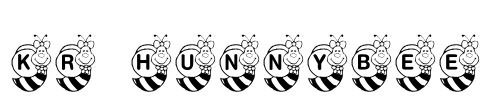 KR Hunnybee Font Image