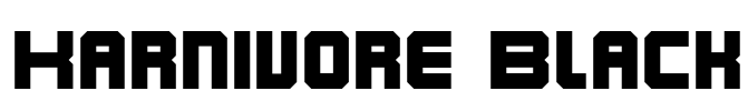 Karnivore Black Font Image