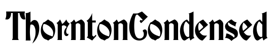 ThorntonCondensed