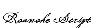 Roanoke Script Font Image
