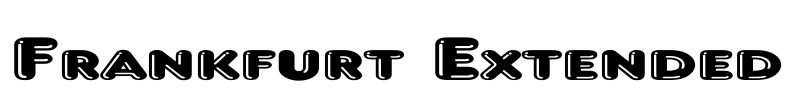 Frankfurt Extended Font Image