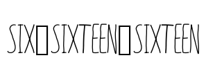 SIX_SIXTEEN_SIXTEEN