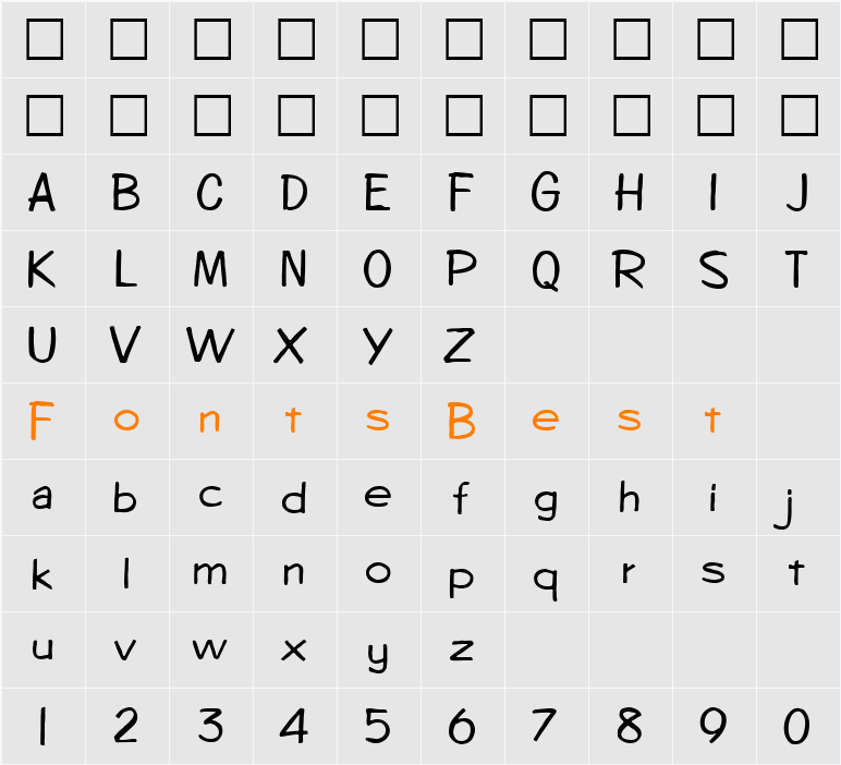 Diego Character Map