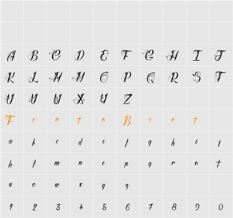 Radical Beat Character Map