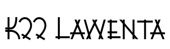 K22 Lawenta Font Image