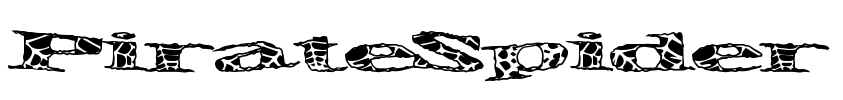 PirateSpider Font Image
