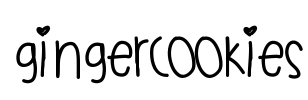 GingerCookies Font Image