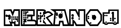 mekano1 Font Image