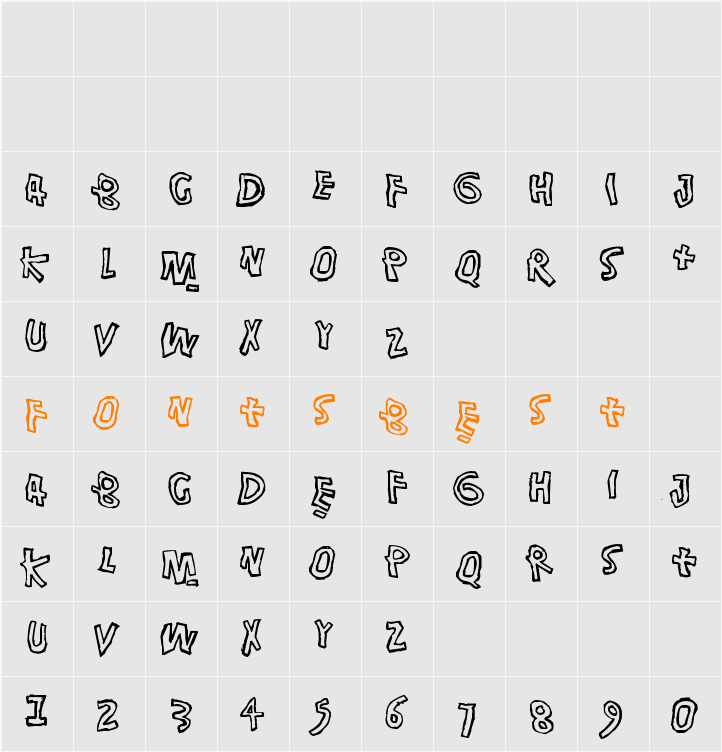 Singalonga Character Map