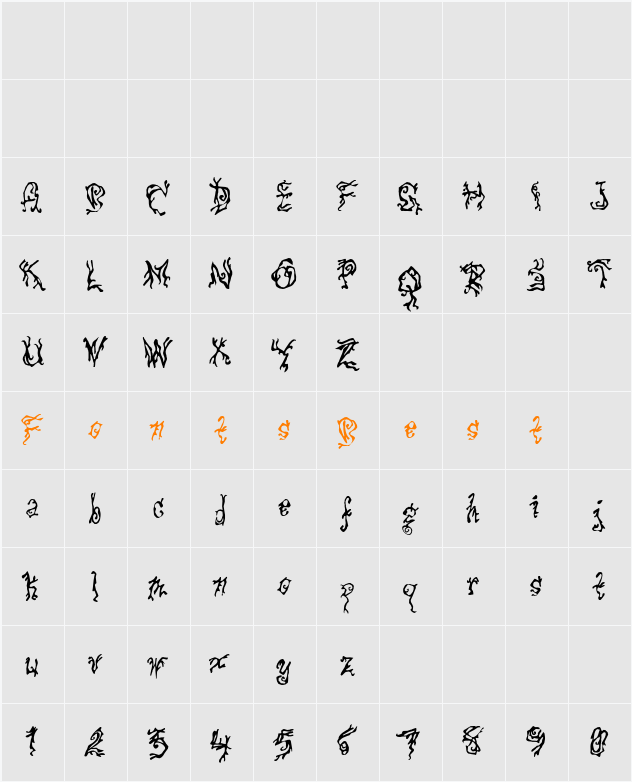 Pulse State Character Map