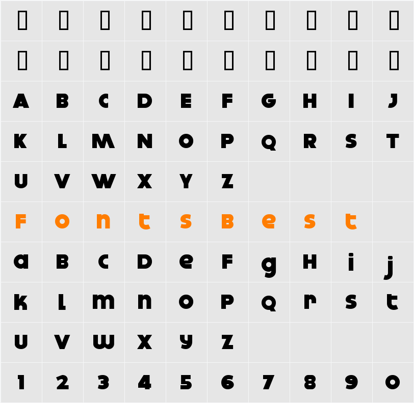 Dokyo Character Map