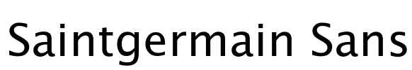 Saintgermain Sans Font Image