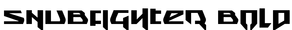 Snubfighter Bold Font Image