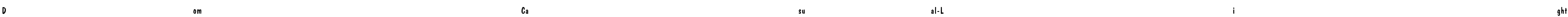 DomCasual-Light Font Image