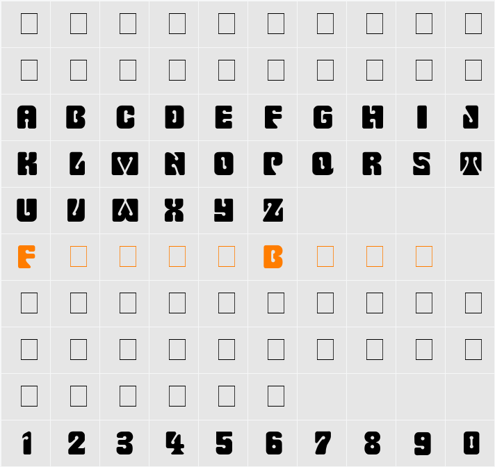RomulanFake Character Map