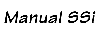 Manual SSi Font Image