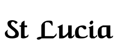 St Lucia Font Image