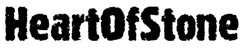 HeartOfStone Font Image