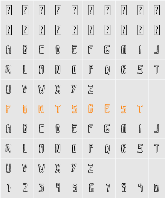 Savia Shadow Character Map