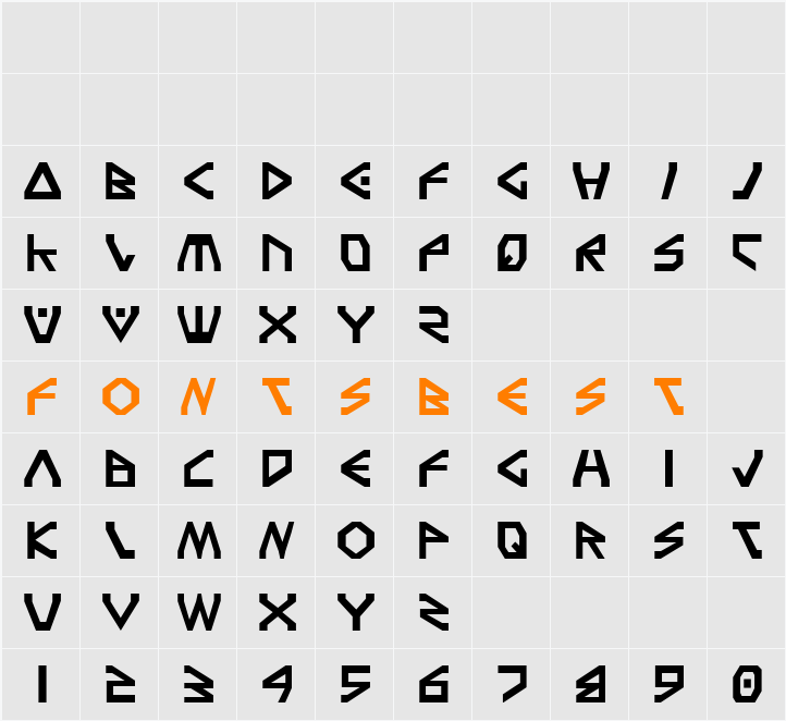 Terra Firma Character Map