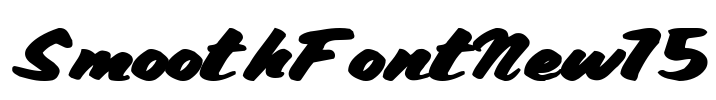 SmoothFontNew75 Font Image