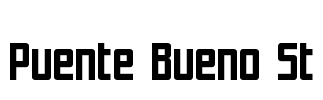 Puente Bueno St Font Image