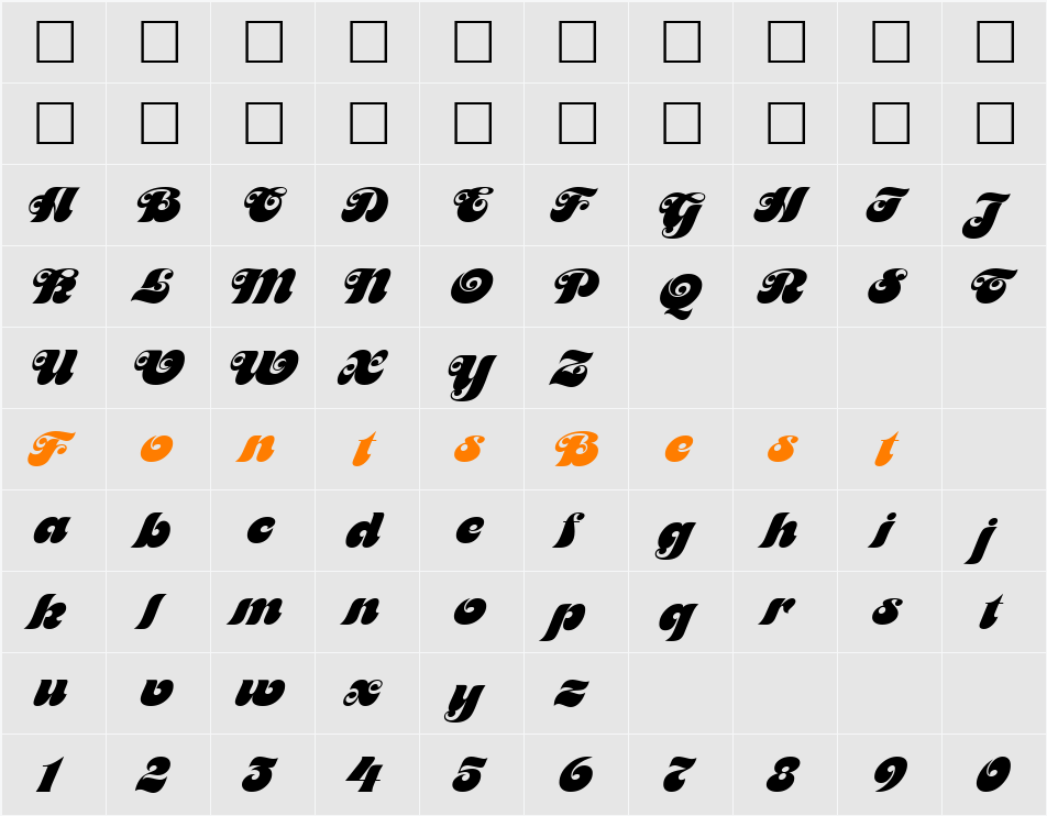 Maitre-d Character Map