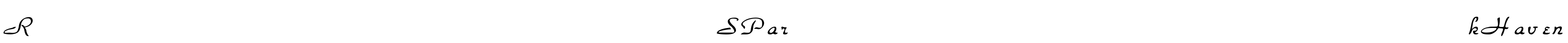 RSParkHaven Font Image