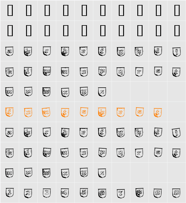 Troll Bait Character Map