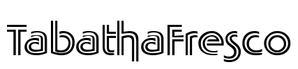 TabathaFresco Font Image