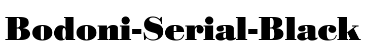 Bodoni-Serial-Black