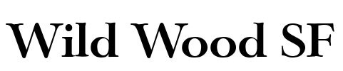 Wild Wood SF Font Image