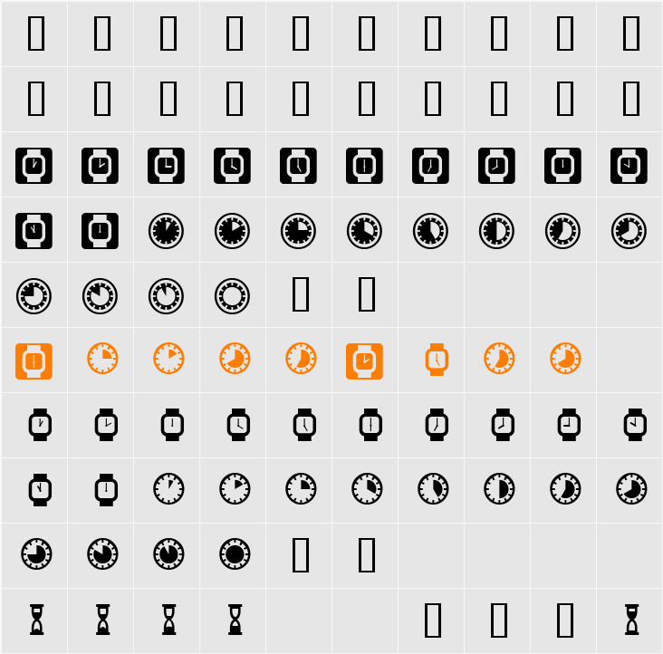 TictacTwo Character Map
