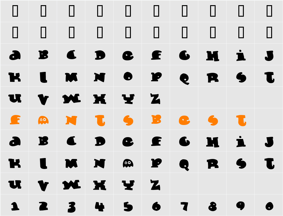 Marmelade Guys Character Map
