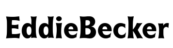 EddieBecker Font Image