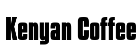 Kenyan Coffee Font Image