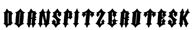 DornspitzGrotesk